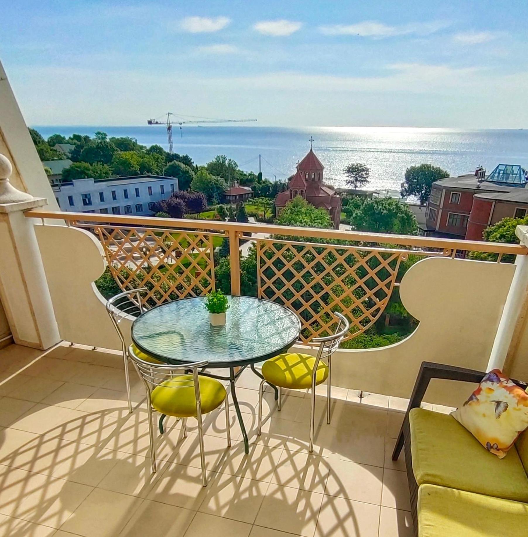 Apartment In Arcadia Palace With Sea View! Odessa Exteriör bild